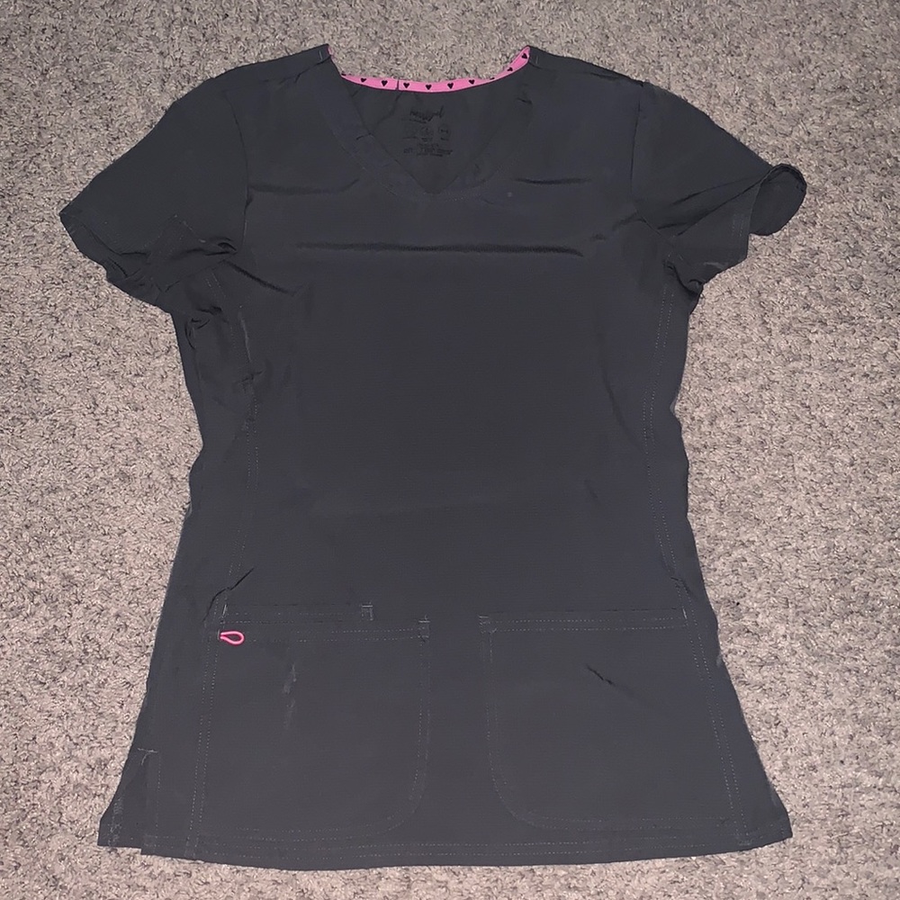 Heart soul scrub top